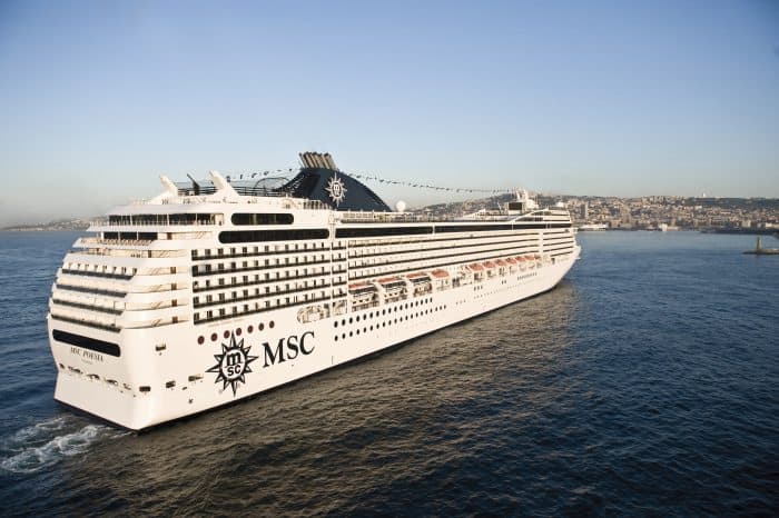 MSC Poesia erreicht den nächsten Hafen