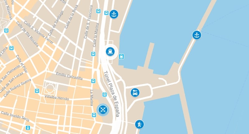 Rund um den Hafen