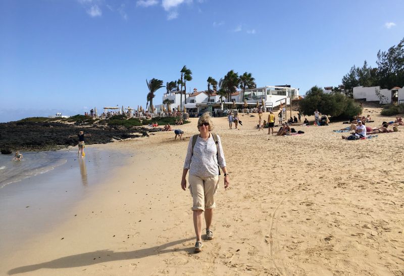 Strandspaziergang in Corralejo
