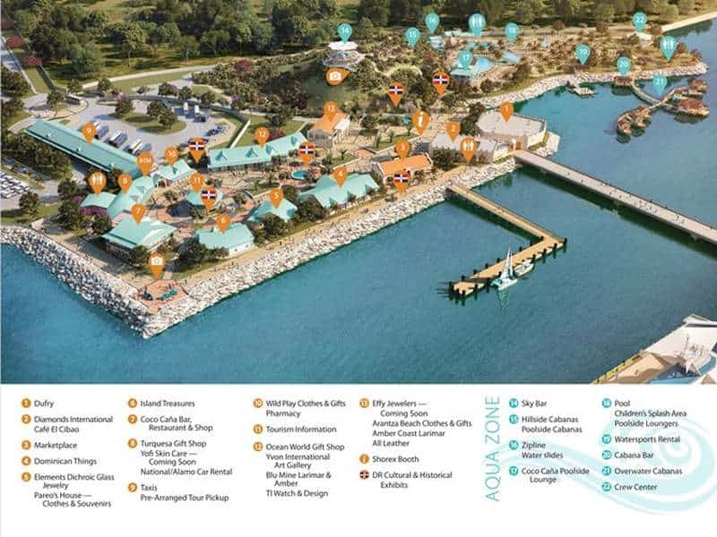 Amber Cove Cruise Center auf einen Blick