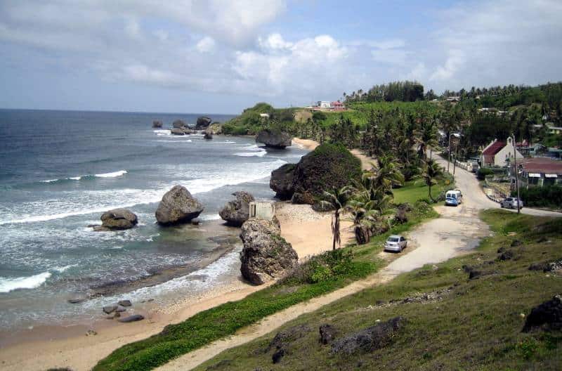 An der rauen Ostküste bei Bathsheba