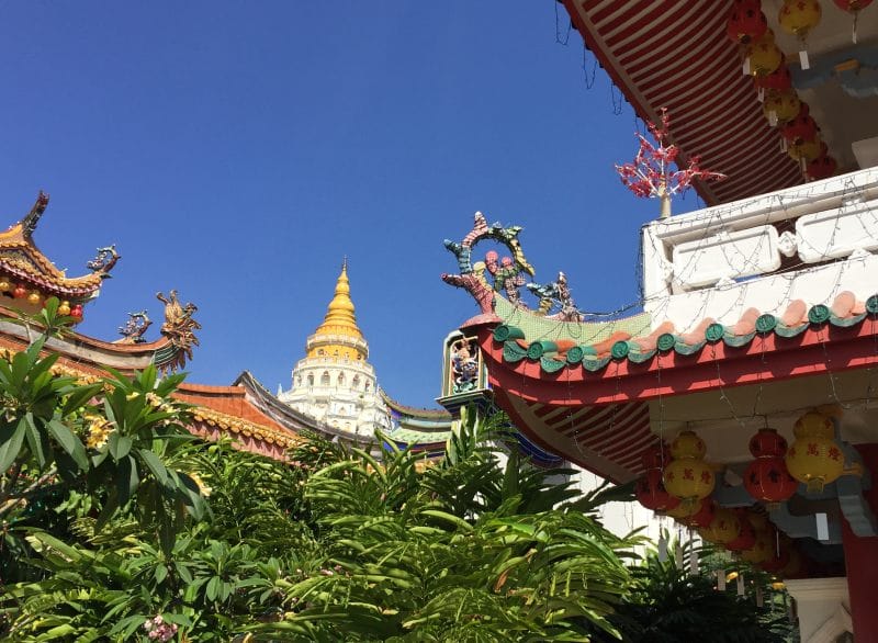 Auf dem Gelände des Kek Lok Si Tempels