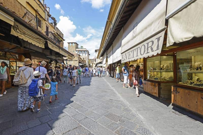 Auf der Ponte Vecchio