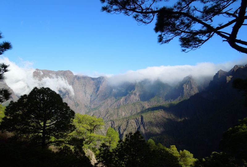 Aussichtspunkt Mirador de La Cumbrecita auf der Insel La Palma