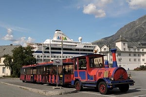 Bimmelbahn am Hafen
