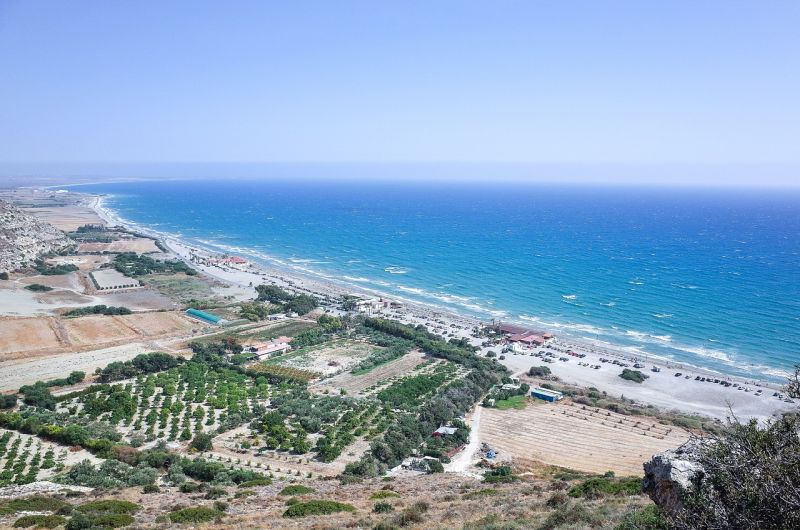 Blick auf Kourion Beach