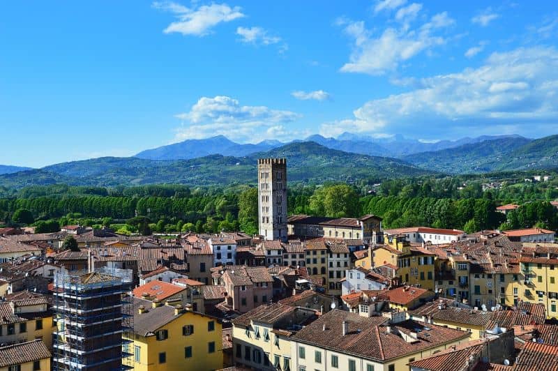 Blick auf Lucca