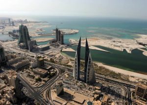 Blick auf das moderne Manama