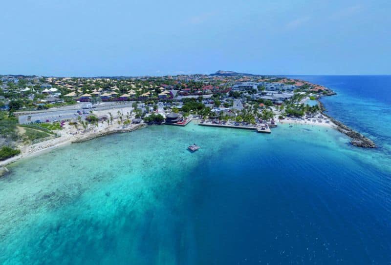 Blick auf den Jan Thiel Beach