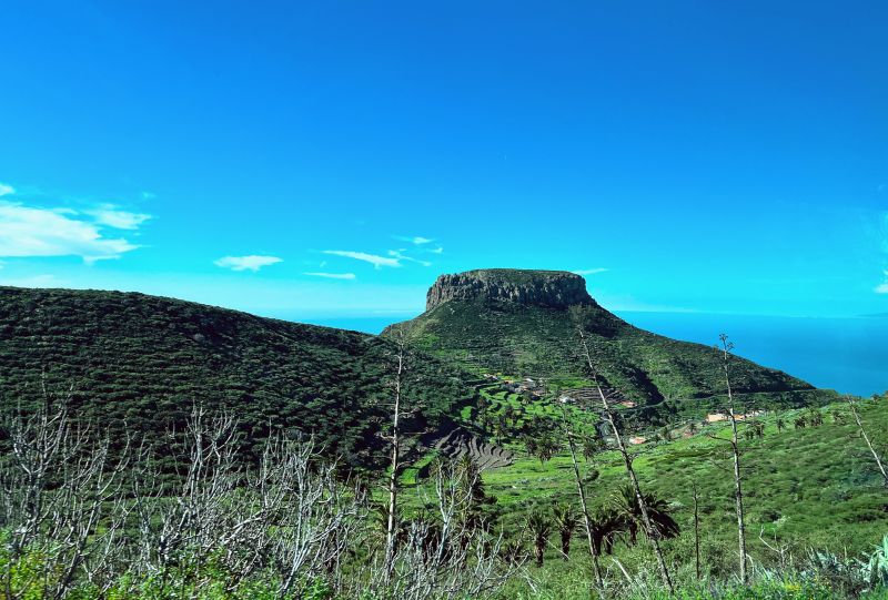 Blick auf den Tafelberg Fortaleza de Chipude