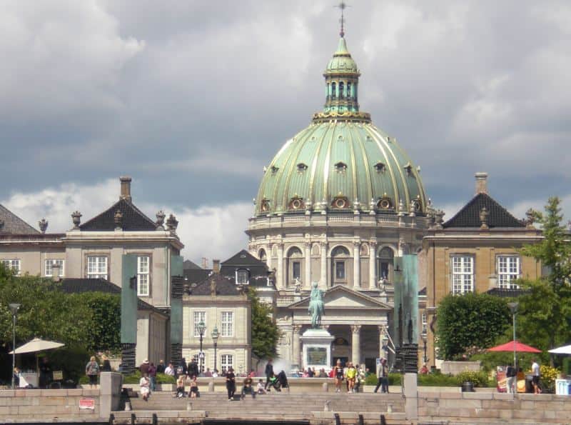 Sichtachse vom Hafen zur Frederiks Kirke