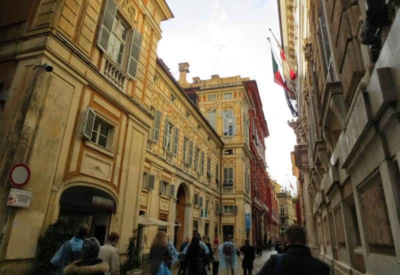 Blick in die Via Garibaldi
