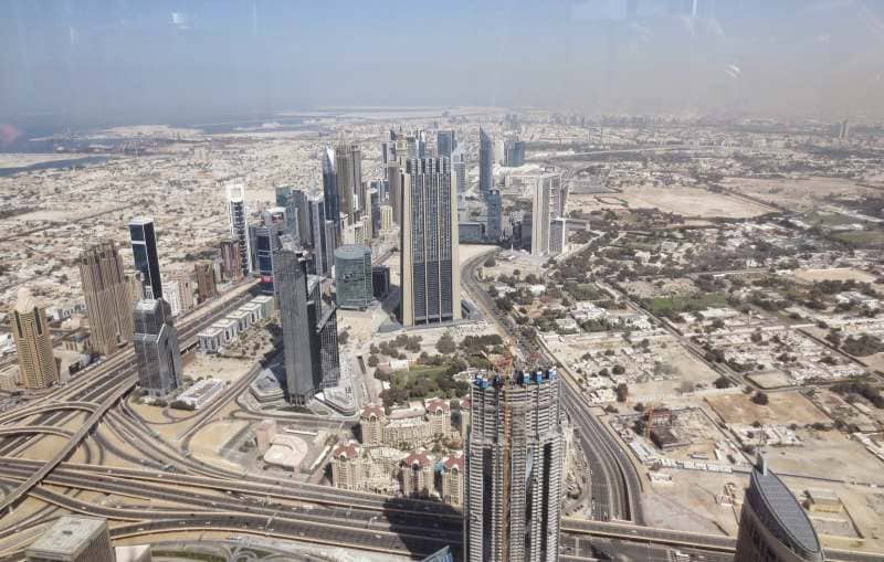 Blick vom Burj Khalifa