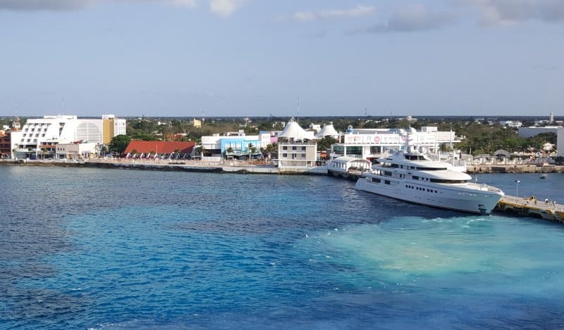 Blick vom Punta Langosta Pier