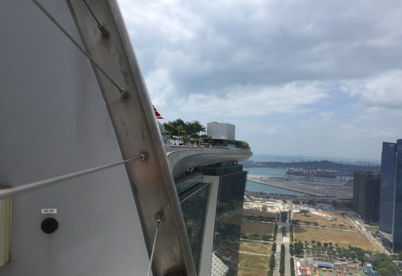 Blick vom Sands SkyPark