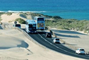 Busfahren auf der Insel