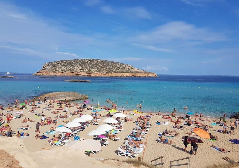 Cala Comte auf Ibiza