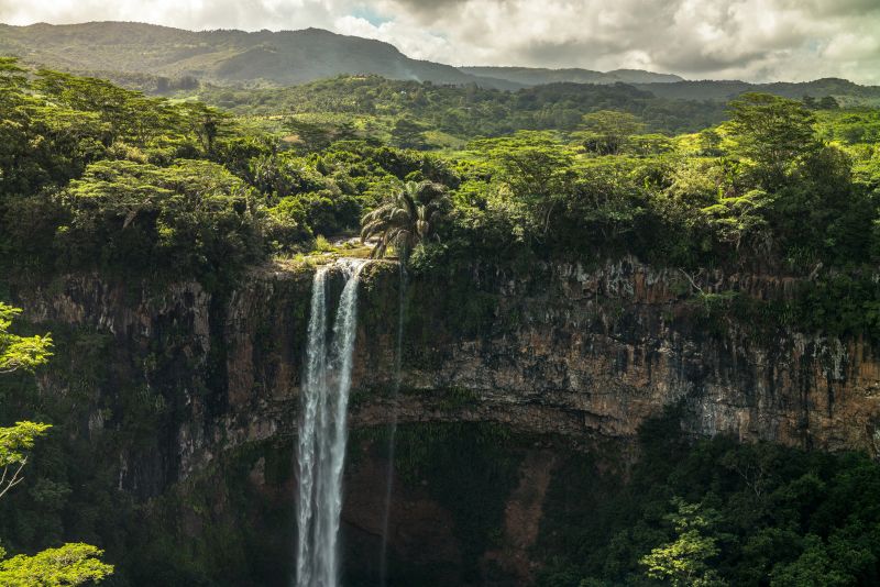 Chamarel-Wasserfall