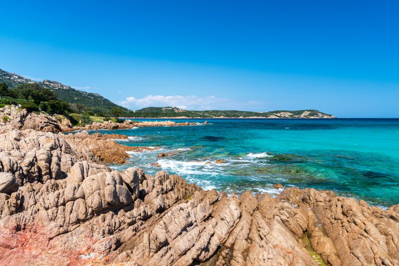 Küstenstreifen an der Costa Smeralda