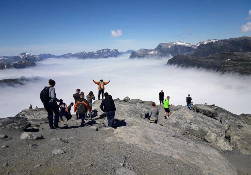 Dalsnibba (Nebel im Tal)