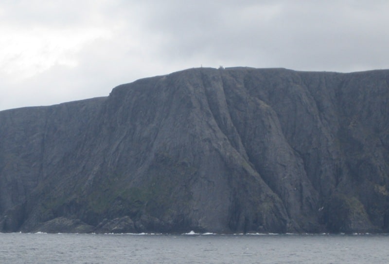 Das Nordkap von See aus