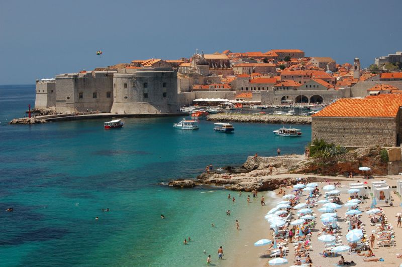In Dubrovnik auf eigene faust zum Banje Strand