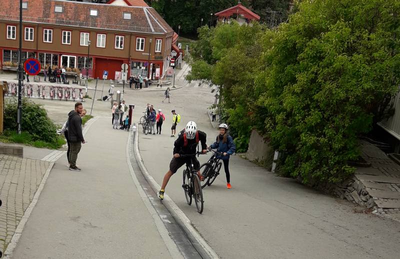 Der erste Fahrradlift der Welt