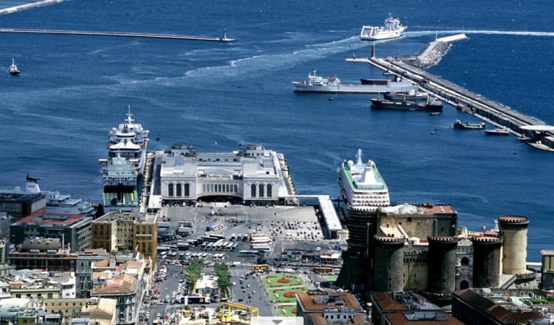 Blick auf den Hafen