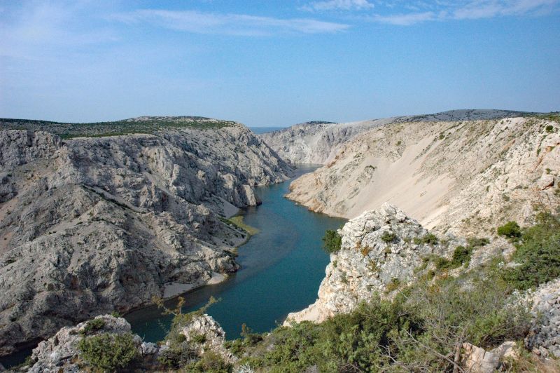 Der Zrmanja-Canyon in Kroatien