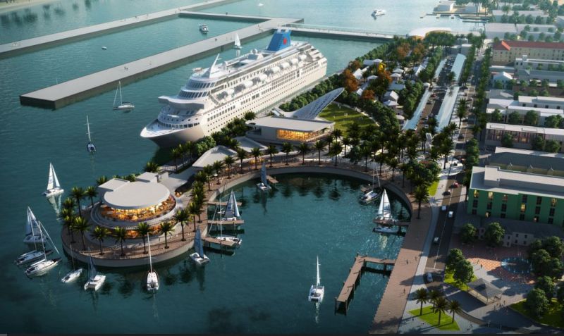 Der neue Hafen für Landausflüge in Nassau