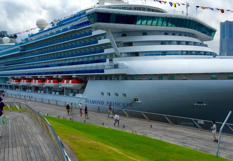 Diamond Princess am Osanbashi Pier
