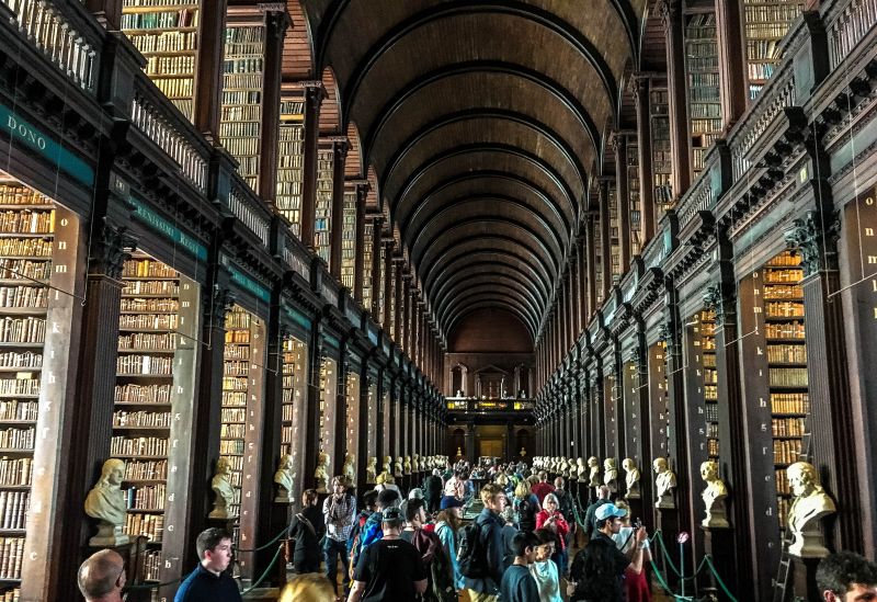 Die Bücherei im Trinity College