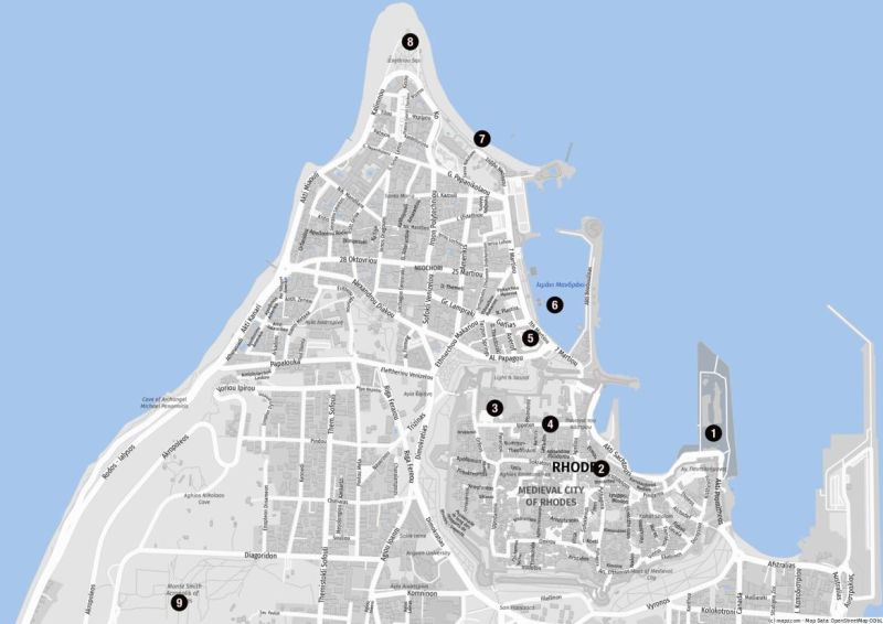 Die Highlights von Rhodos-Stadt