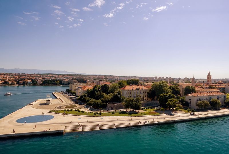 Die Meeresorgel und der Gruß an die Sonne in Zadar