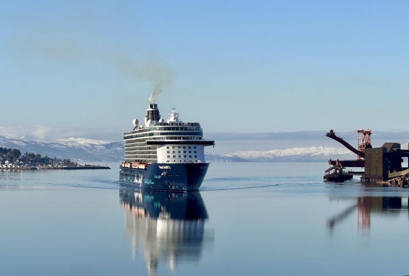 Die Mein Schiff 3 erreicht Narvik