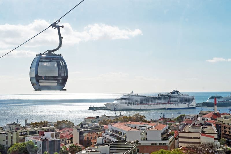 Die Seilbahn nach Monte