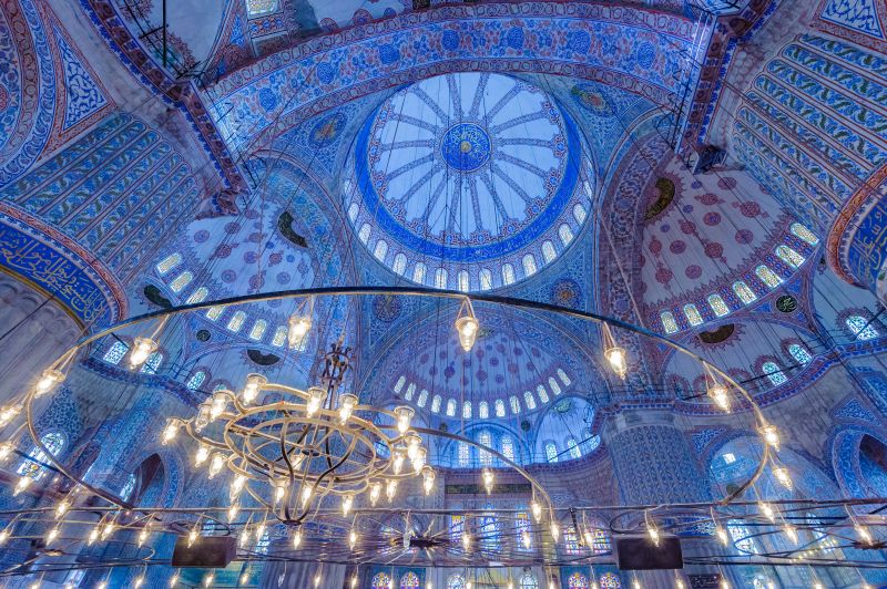 Die Sultan-Ahmed-Moschee (Blaue Moschee)