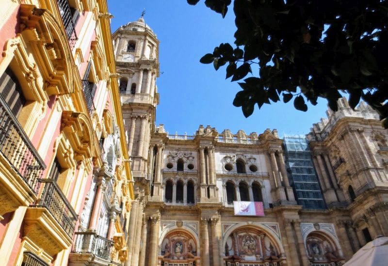 Die mächtige Kathedrale von Málaga