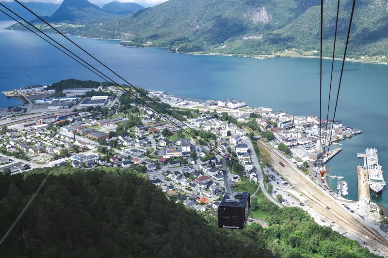 Die spektakuläre Romsdalsgondolen