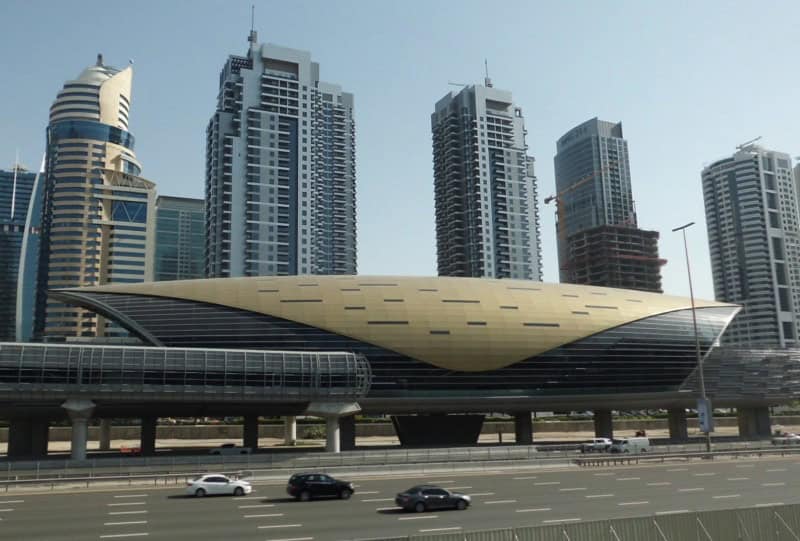 Metrostation in Dubai