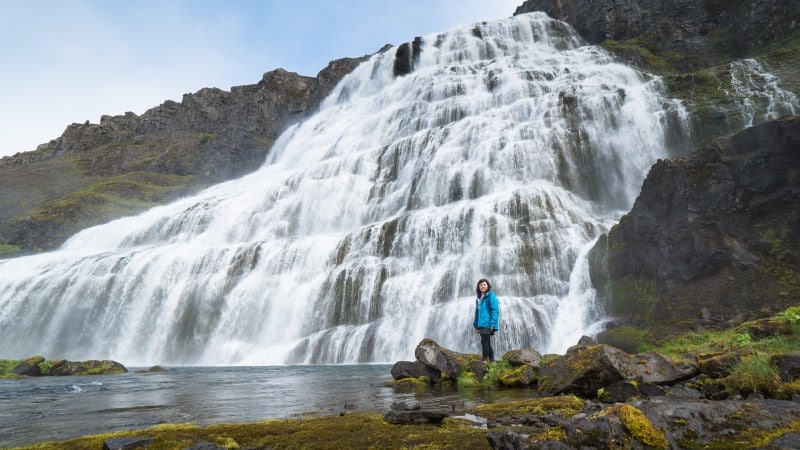 Landausflüge in Isafjördur auf eigene Faust zum Dynjandi-Wasserfall