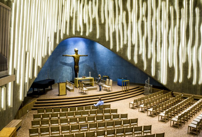 Ein Blick in die Nordlichtkathedrale