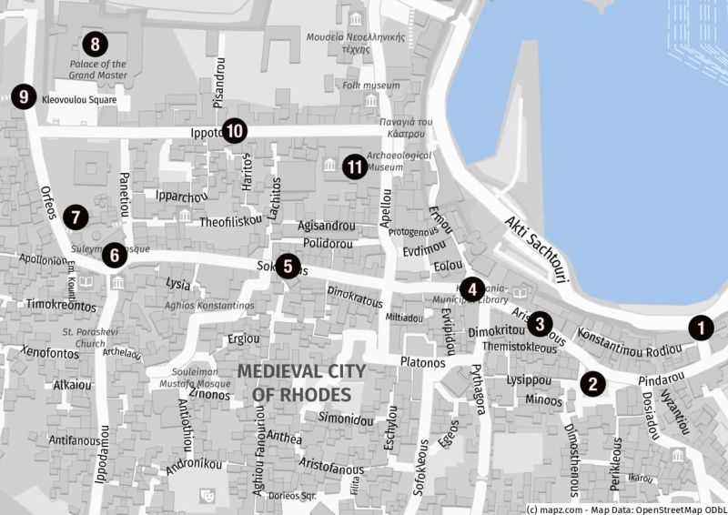 Ein Bummel durch die Altstadt von Rhodos-Stadt