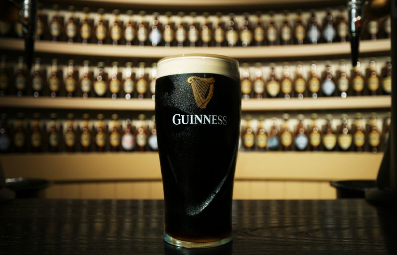 Guinness aus Dublin ist weltberühmt