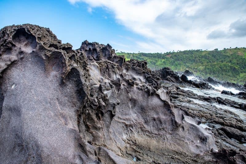 Erkaltete Lava