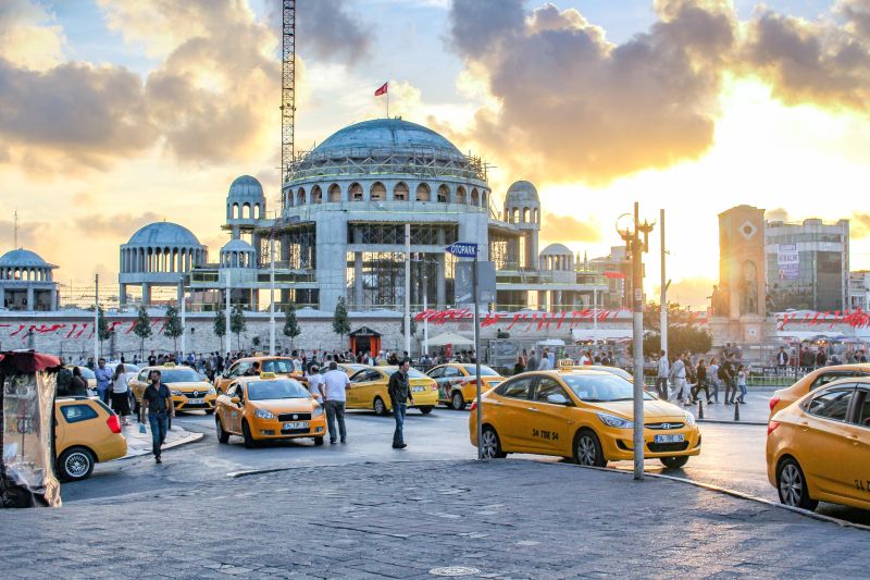 Es gibt ausreichend Taxis in Istanbul