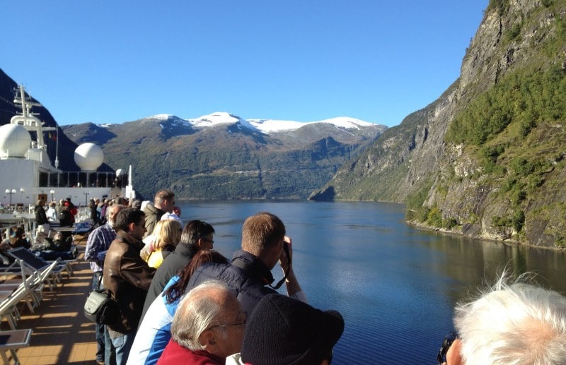 Fahrt durch den Sognefjord