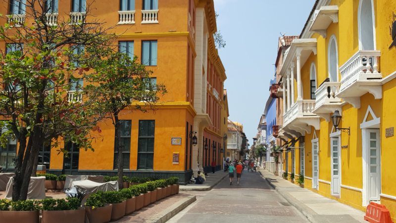 In der Altstadt von Cartagena de Indias