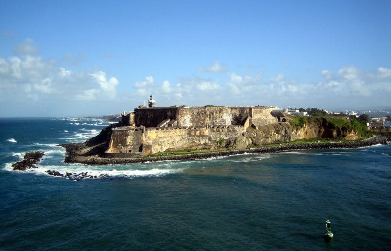 Festungsanlage El Morro von Deck aus