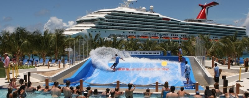 Flowrider im Grand Turk Center